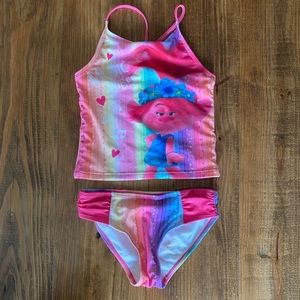 Trolls World Tour Poppy 2-piece Swimsuit